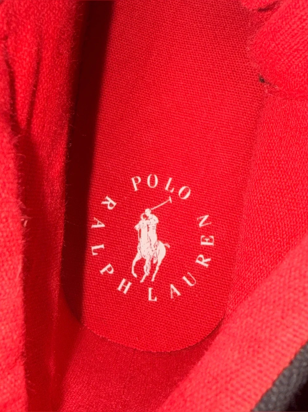 Polo Ralph Lauren Easten Mid Tiger Blk/Wht/Red Shoes Grade School Size 4